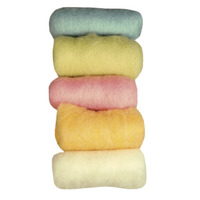 Zuivere scheerwol, Zomermix "Poetry Life", Vlies, 5 kleuren à 20g