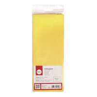 Zijdepapier, kleurecht, citroen, 50x75cm,17g/m², kleurecht,  ZB-zak 5vel