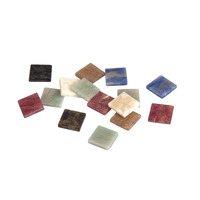 Acryl mozaïekstenen mix, gemarmerd, bont, 1x1cm, doos 300g - Afbeelding 2