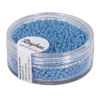 Borduurkralen 2mmØ Opaak Turq. Blauw  - Afbeelding 3