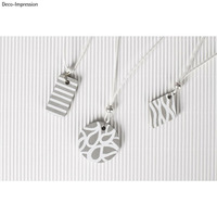 Gietvorm: hangertjes ruit, 2,9x3,9cm, ZB-zak 1st. - Afbeelding 2