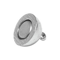 Magneetsluiting, extra sterk, 12mm ø, echt verzilverd, ZB-zak à 1 stuk - Afbeelding 1