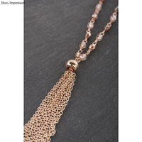 Knijpkraal, 1,4/2 mm ø, roségoud, Bi: 1,4mmø, Bu: 2mm ø, ZB-zak à 35stuks - Afbeelding 2