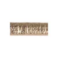 Kunstlederband metallic plat, goud, 3mm, ZB-zak 2m