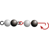 Kettelstift 0.7mmØ Platina 40st - Afbeelding 2