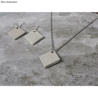 Gietvorm: hangertjes ruit, 2,9x3,9cm, ZB-zak 1st. - Afbeelding 3
