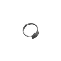 Ring met plaat, 12 mm ø, platina, ZB-zak à 2 stuks - Afbeelding 3