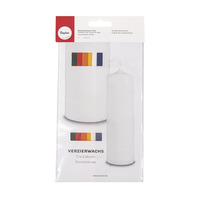 Wasfolie Basis kleuren, ZB-zak met elk een folie, ZB-zak 6 kleuren assorti, 20x6,5 cm