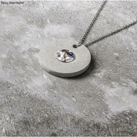 Gietvorm: hangertjes rond, 3,9cm ø, ZB-zak 1st. - Afbeelding 1