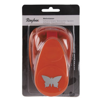Figuurpons: Vlinder, 5,08cm ø, (2"), ZB-blister à 1 stuk - Afbeelding 1
