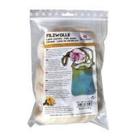 Zuivere scheerwol,, huidkleur, kamgaren, zak à 50 g - Afbeelding 1