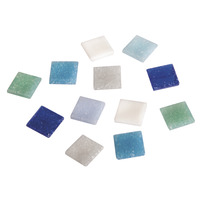 Mozaïekstenen 1cm Blauw tinten 1Kg - Afbeelding 3