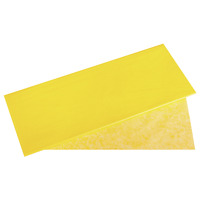 Zijdepapier, kleurecht, citroen, 50x75cm,17g/m², kleurecht,  ZB-zak 5vel - Afbeelding 2