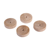 Houten wiel, 30 mm ø, 8 mm breed, ZB-zak à 4 st.