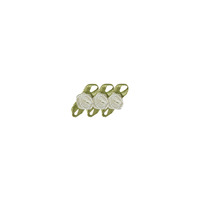 Rayher roosjes op strik 10 cm wit – 20 stuks - Afbeelding 2