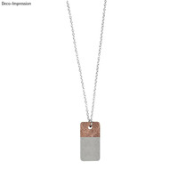 Gietvorm: hangertjes rechthoek, 1,9x3,9cm, ZB-zak 1st. - Afbeelding 3