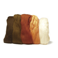 Merino Wol Superfijn Bruin Tinten 50gr. - Afbeelding 2