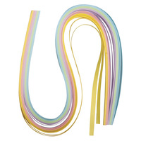 Papier voor Quilling, pastel, 50x0,6cm,80 g/m2, 100st.