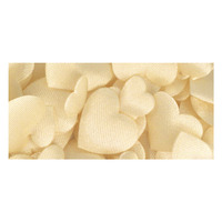 Strooihartjes Creme satijn - Afbeelding 2