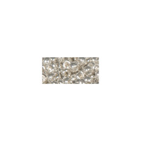 Borduurkralen, 2,0 mm ø, parelmoer, zilver, niet wasbaar, Doos 17g - Afbeelding 2