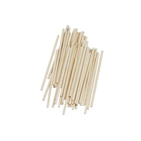 Knutselhoutjes, 10 cm, ø 4 mm, naturel, ZB-zak à 60 st.