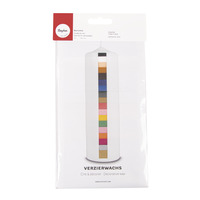 Rayher Wasfolie – 18 Kleuren Assorti (met glitter) - Afbeelding 1