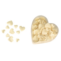 Strooihartjes Creme satijn - Afbeelding 3