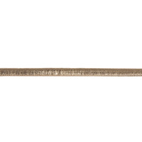 Kunstlederband metallic plat, goud, 3mm, ZB-zak 2m - Afbeelding 2