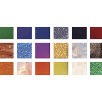 Acryl mozaïekstenen mix, bont, 1x1cm, doos 300g - Afbeelding 1