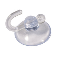 Zuignapje met haakje, zuignapjes 22mm ø, 8st. - Afbeelding 2