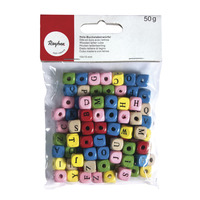 Kubus kralen met Letters Assorti - Afbeelding 2