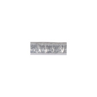 Kunstlederband metallic plat, zilver, 3mm, ZB-zak 2m - Afbeelding 2