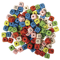 Kubus kralen met Letters Assorti - Afbeelding 3