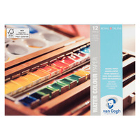 Van Gogh Blok met aquarelverfpapier 12 vellen 300 g formaat 10,5 x 15 cm - Afbeelding 2