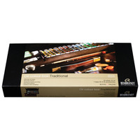 Rembrandt Olieverf set Traditional in kist, 15 x 15 ml tubes + 1 x 40 ml tube + 8 accessoires - Afbeelding 2