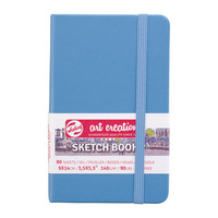 Talens Art Creation Schetsboek Blauw 9 x 14 cm 140 g 80 Vellen - Afbeelding 4