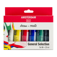 Amsterdam Standard Series Acrylics Algemene selectie Set 6 × 20 ml  - Afbeelding 4