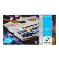 Van Gogh Aquarelverf set in kunststof etui met 12 Specialty-kleuren in tubes van 10 ml - Afbeelding 3