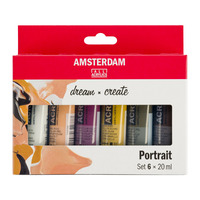 Amsterdam Standard Series Acrylics Portret Set 6 × 20 ml  - Afbeelding 4