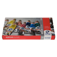 Van Gogh Acrylverf basisset met 10 kleuren in tubes van 40 ml - Afbeelding 2