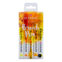 Ecoline Set van 5 Brush Pens - Geel - Afbeelding 3