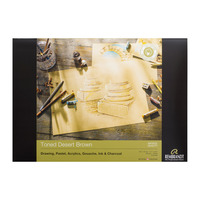Rembrandt Toned Desert Brown Mixed Media Papier A3 180 g 50 vellen - Afbeelding 4