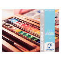 Van Gogh Blok met aquarelverfpapier 75 vellen 300 g formaat 30 x 40 cm - Afbeelding 2