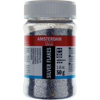 Amsterdam Zilver Flakes 50 G 130 Pot 75 ml - Afbeelding 3