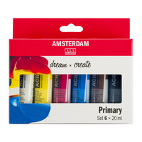 Amsterdam Standard Series Acrylics Primair Set 6 × 20 ml  - Afbeelding 4