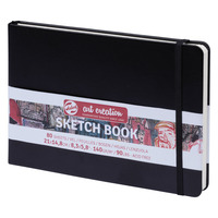 Talens Art Creation Schetsboek Zwart 14.8 x 21 cm 140 g 80 Vellen - Afbeelding 2