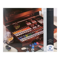 Van Gogh Olieverf kist Superior met 32 kleuren in tubes van 20 ml + 2 kleuren in tubes van 60 ml + accessoires - Afbeelding 1