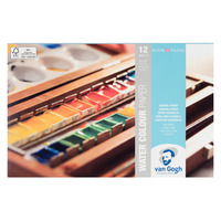 Van Gogh Blok met aquarelverfpapier 12 vellen 300 g formaat 13,5 x 21 cm - Afbeelding 2