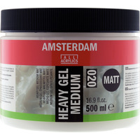 Amsterdam Heavy Gel Medium Mat 020 Pot 500 ml - Afbeelding 3