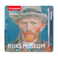 Bruynzeel Blik Rijksmuseum 24 aquarelpotloden Vincent van Gogh - Afbeelding 3